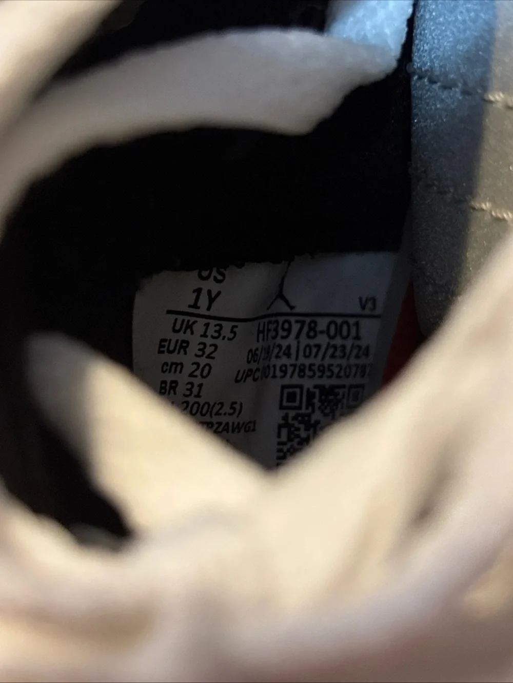 Air Jordan 5 Retro OG PS Black Metallic Reimagined HF3978-001 Szs 1Y+2Y B-Grade